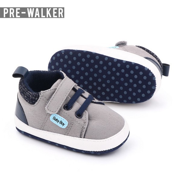 Sepatu Prewalker Baby - Sepatu Bayi Laki Laki Lembut Anti Slip S1169