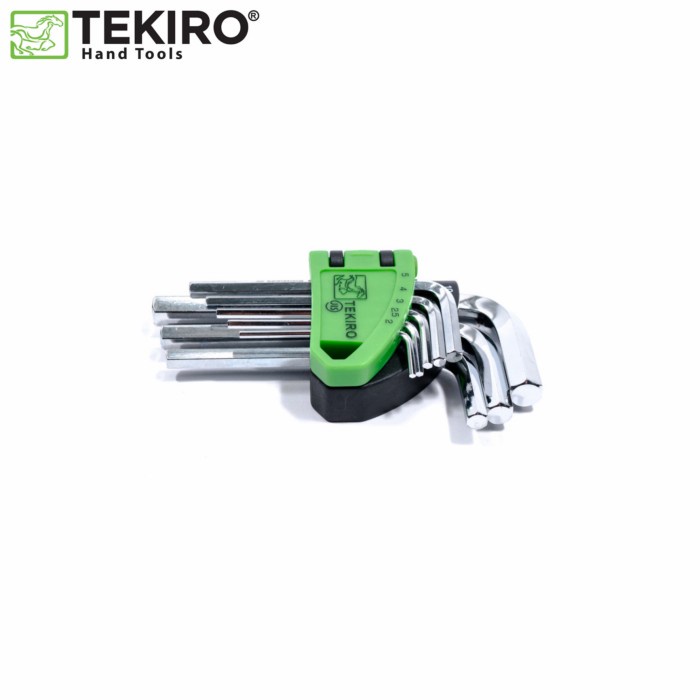 Kunci L Set 2-10 mm (8 Pcs) Tekiro HK-SS1202 Hex Key Short Set