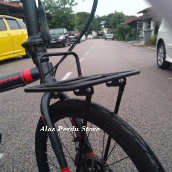FRONT RACK MINION SEPEDA LIPAT / KERANJANG SEPEDA LIPAT / RAK DEPAN SEPEDA LIPAT MINION 20 INCH [GEL