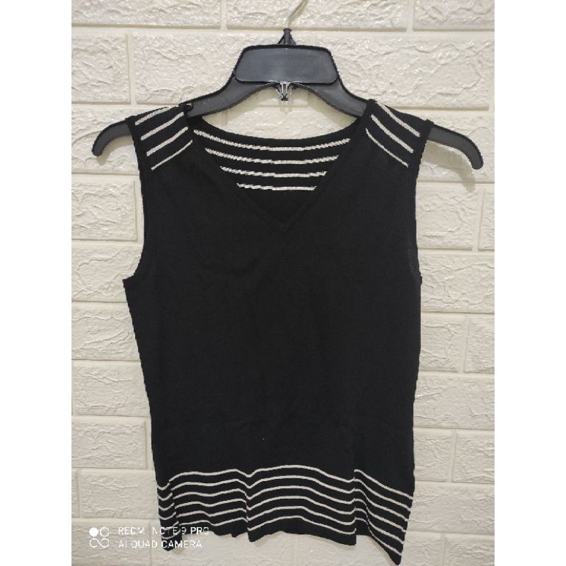 Korean style sexy lingerie tanktop black