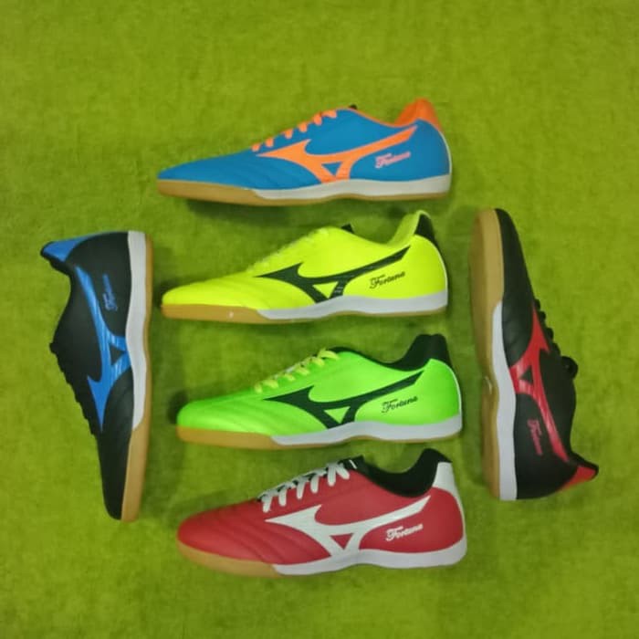 Termurah Sepatu Futsal Mizuno Fortuna Kualitas Grad Ori - Hitam 42 Original