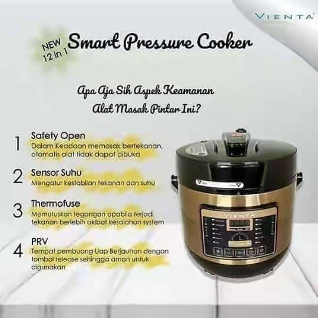 Jual Smart Pressure Cooker Vienta Shopee Indonesia