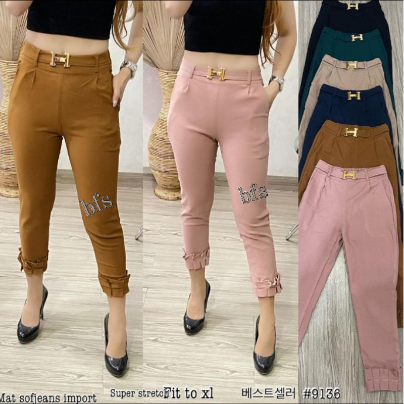 Celana Wanita softJeans Impor 9136