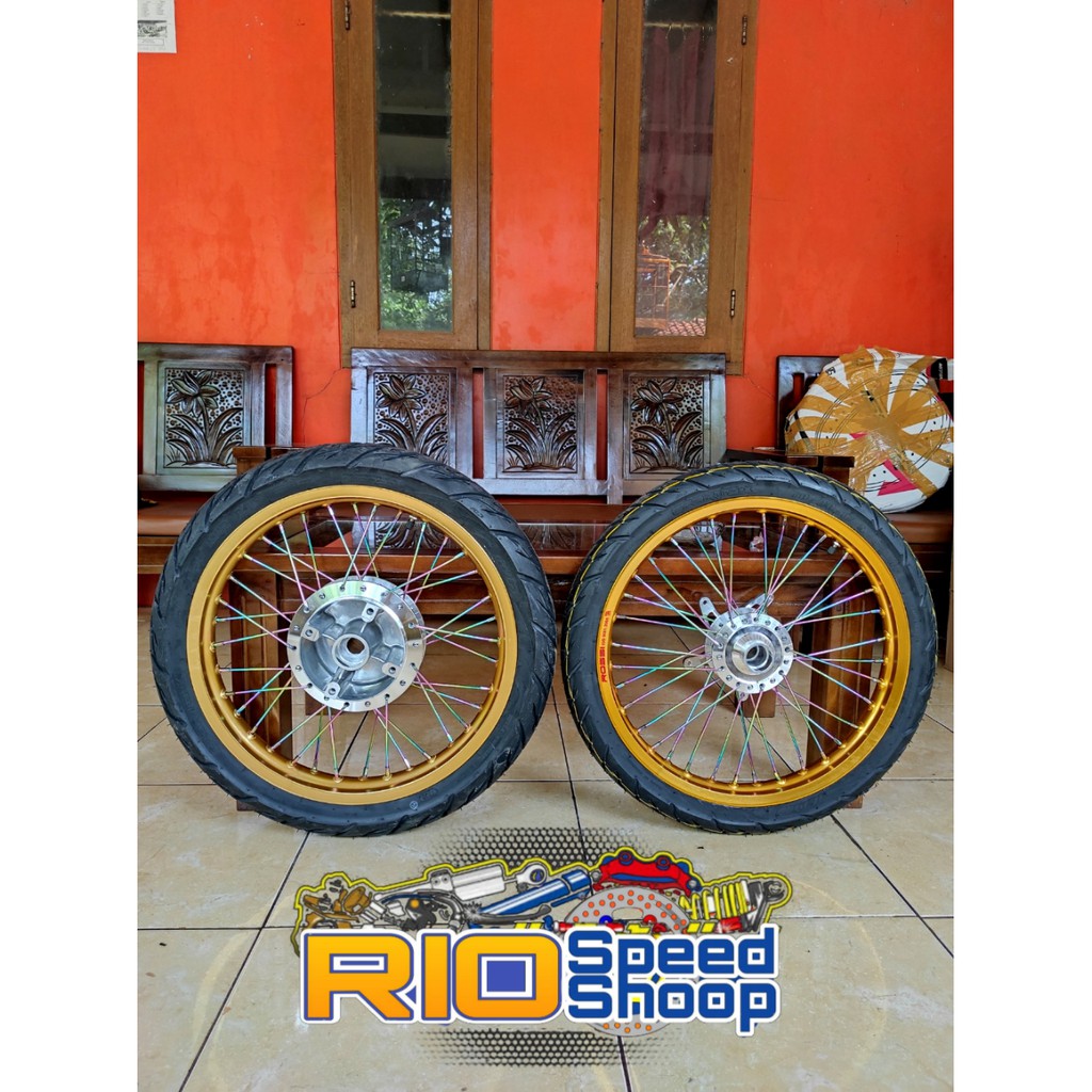 VELG JARI JARI CBR 150 NEW FACELIFT DAN CB150R NEW UKURAN 160 185 SEPAKET PLUS BAN