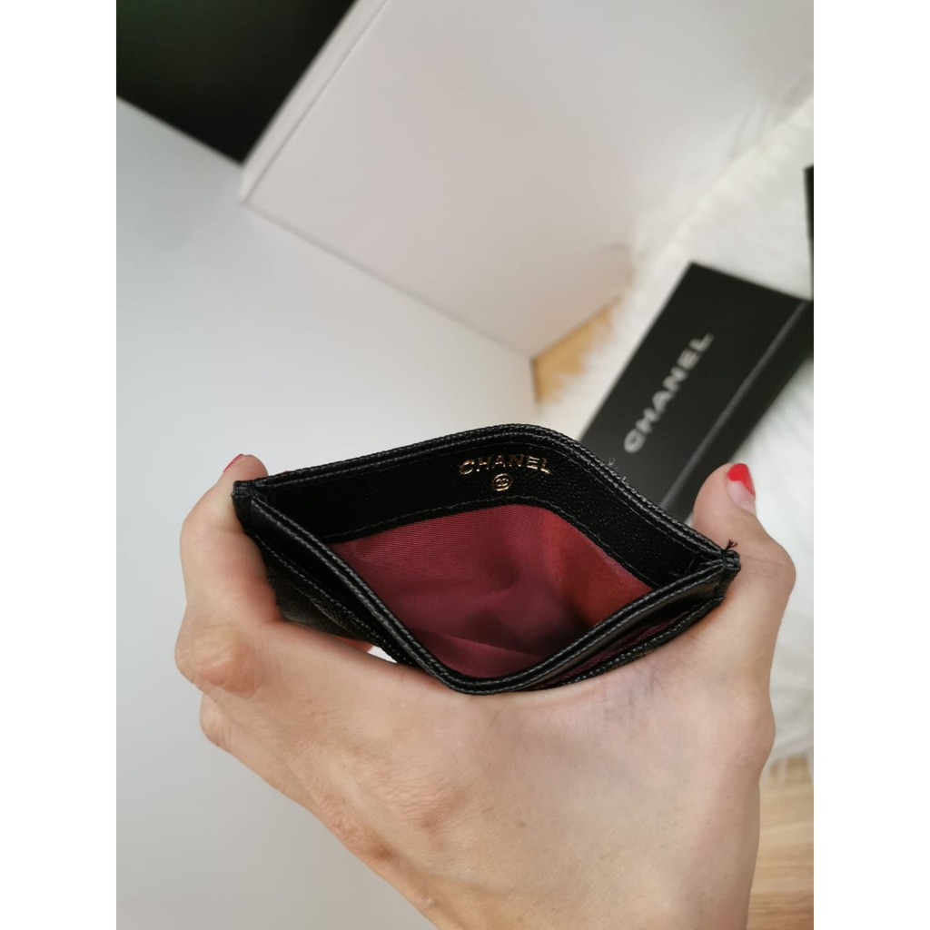 CHANEXXX CARD HOLDER CAVIAR#KULIT ASL 3 WARNA SEMPREM