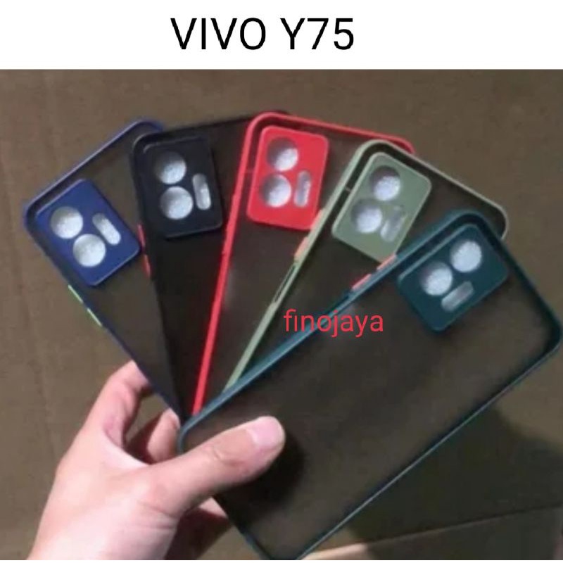 Case Aero My choice Vivo Y75 Silikon Dove Pelindung Camera