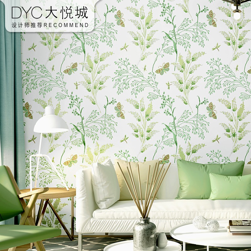  Wallpaper  Gaya Pastoral Amerika Minimalis Motif  Bunga  