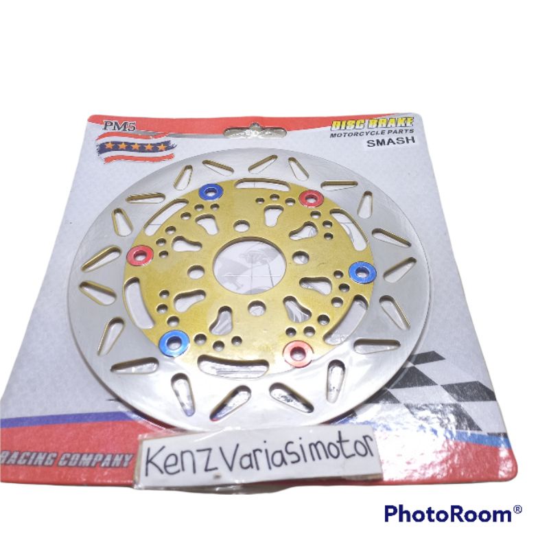 Piringan cakram depan Variasi cakram depan Variasi Smash Satria Fu Floating lubang 4