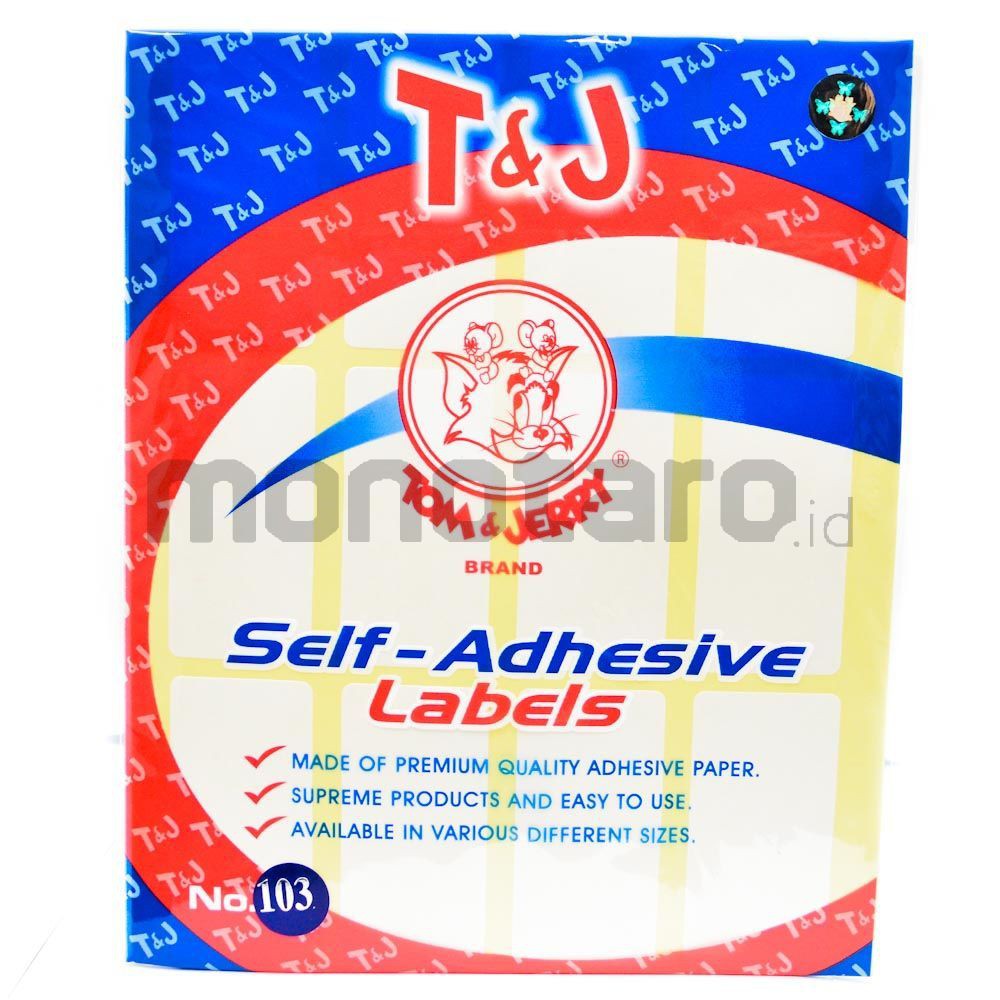 LABEL TOM &amp; JERRY PER DUS@25PLASTIK MOHON CANTUMKAN NOMOR YANG DIINGINKAN