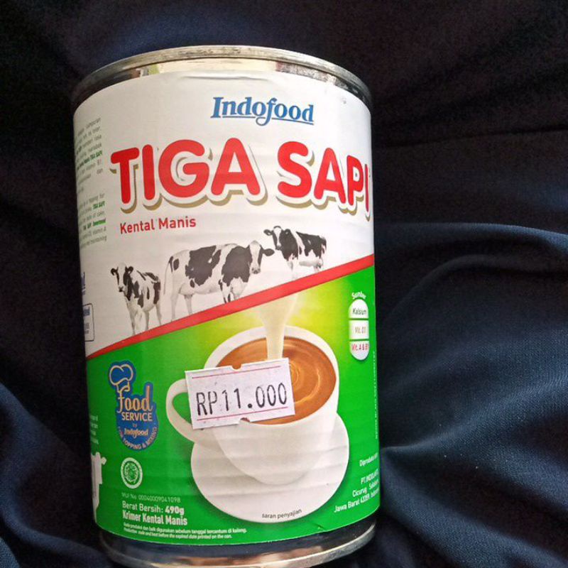 

INDOFOOD SUSU TIGA SAPI 490 GRAM SUSU KENTAL MANIS