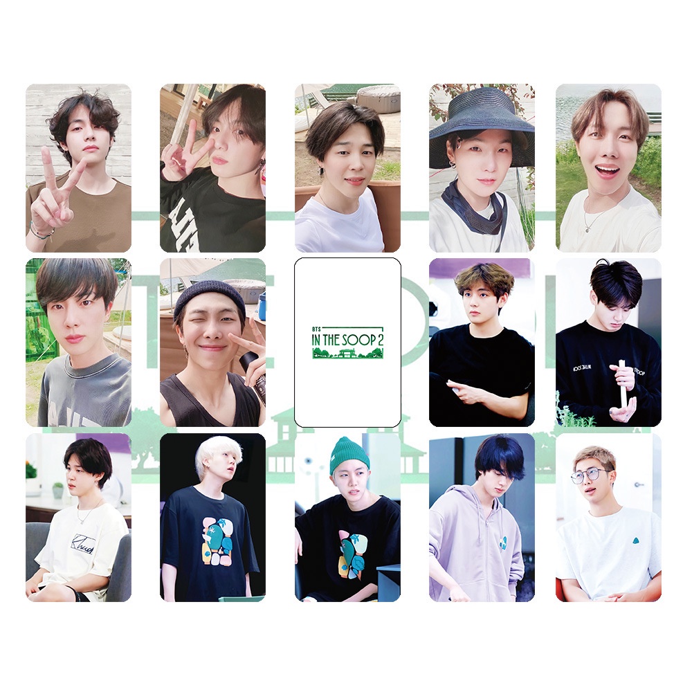 7pcsset Kartu LOMO Foto Kpop BTS 2 Ukuran Kecil