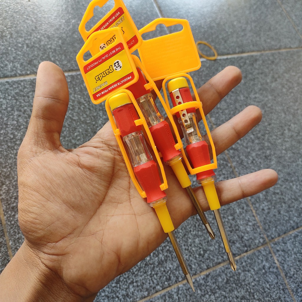 Obeng Tes Pen / Tespen Bolak Balik obeng kualitas bagus original.