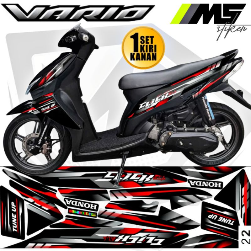 Decal Sticker Striping Variasi Vario 110 Old 2006-2013 /Vario 110 Lama /Vario 110 Karbu /Vario 110 C