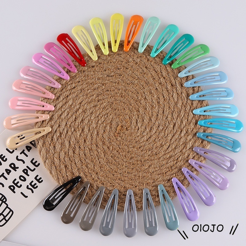 1Pc Jepit Rambut Wanita Bentuk Biji Melon Warna Permen Untuk Pesta / Hadiah - ol