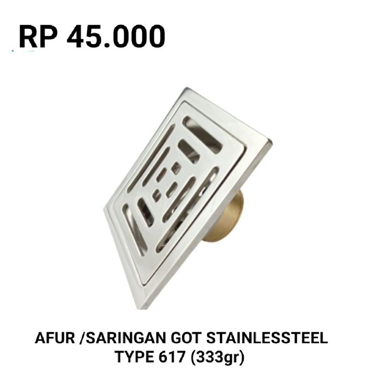 AFUR LANTAI / SARINGAN GOT 4&quot; STAINLESTEEL HIGH QUALITY PRODUCT