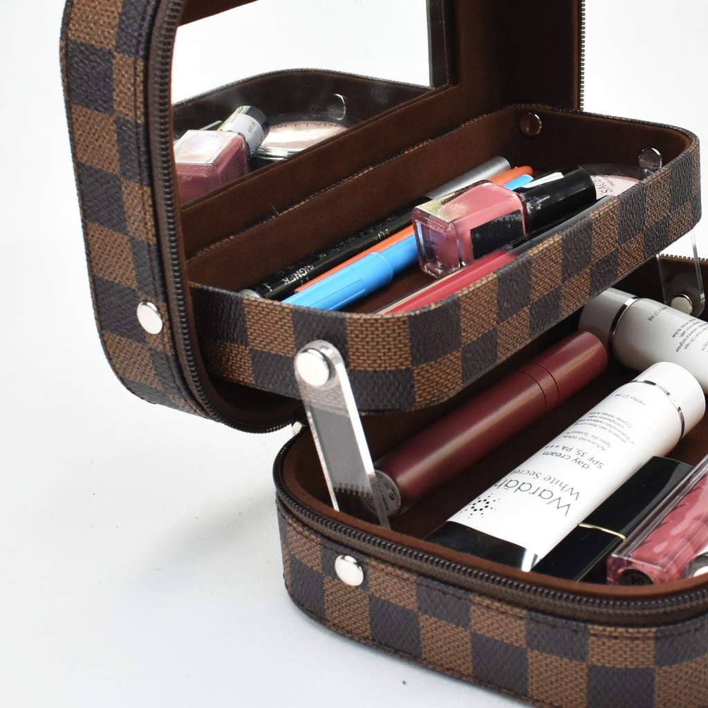 BARU - Traveller Beautycase / Case makeup / Travel Tas Kosmetik Pouch Jogja Handycraft