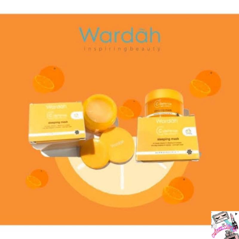 ☃Cutezz_Ching1☃Wardah C Defense Sleeping Mask 30g