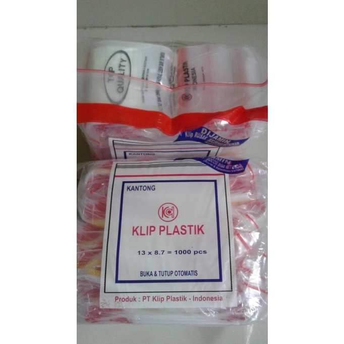 PLASTIK KLIP OBAT UKURAN 13X8.7 | PLASTIK OBAT KLIP