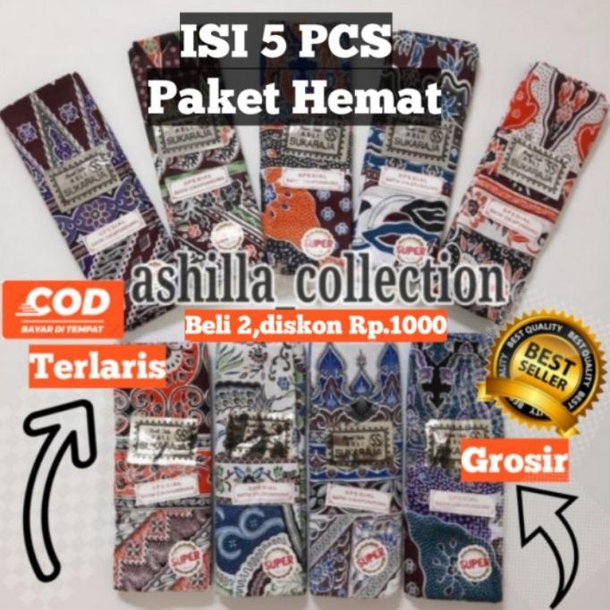 BARU PAKET HEMAT 5 PCS KAIN SARUNG WANITA IBU MELAHIRKAN KAIN BATIK CA DFGF541354