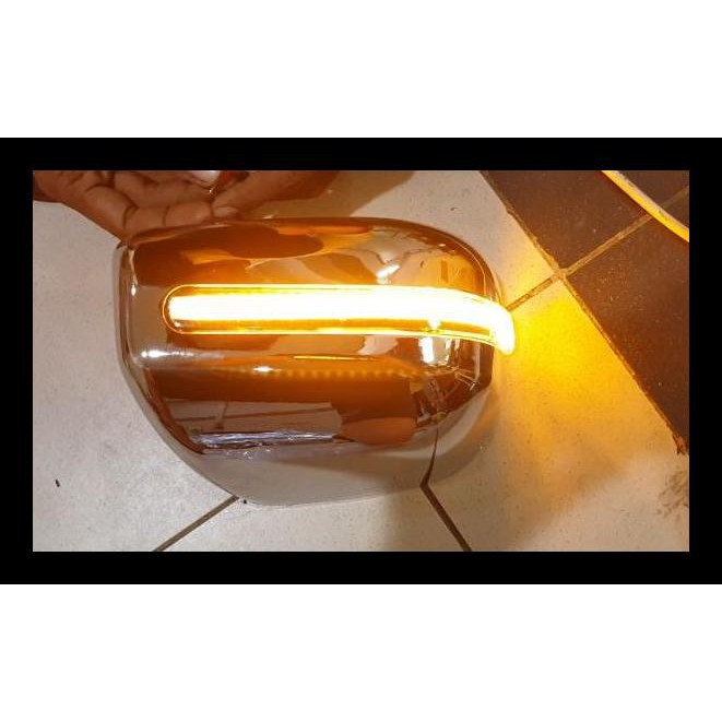 HOT DEAL RUNNING SEIN LED COVER SPION MOBIL ALL NEW AVANZA 2012 2016 CHROME 