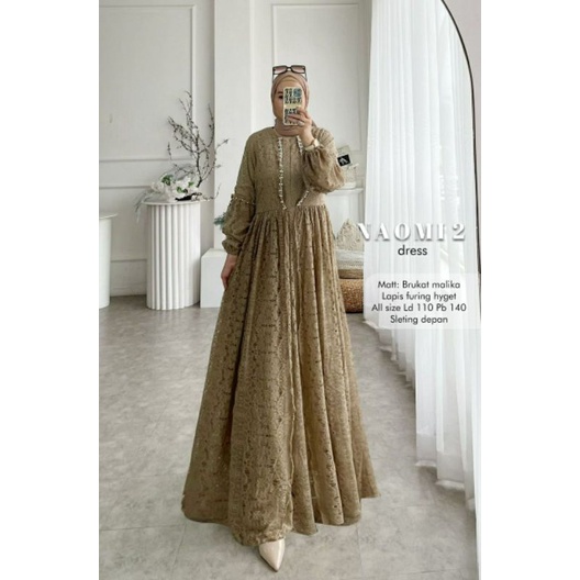 Gamis Wanita Dress Naomi 2
