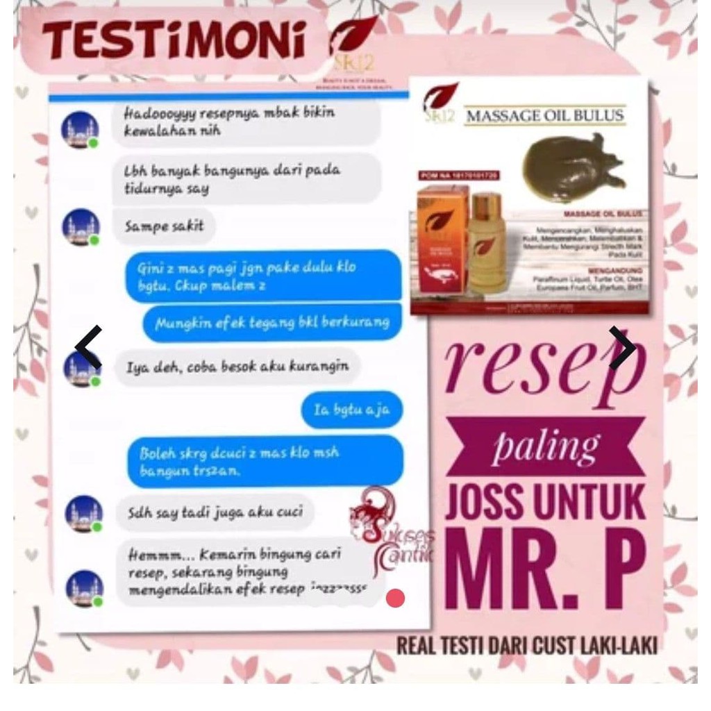 Massage Oil Bulus SR12 / Minyak Bulus SR12 / Minyak Bulus Original 100%