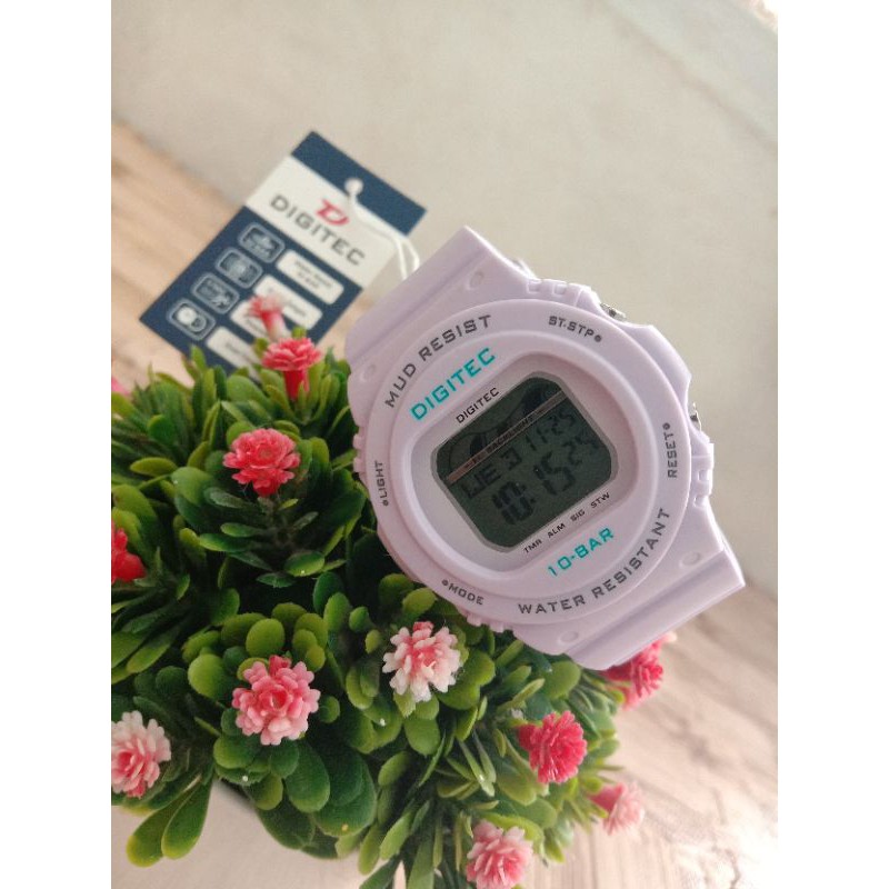 JAM WANITA TERMURAH UNGU DIGITEC JAM DIGITAL DG 3109