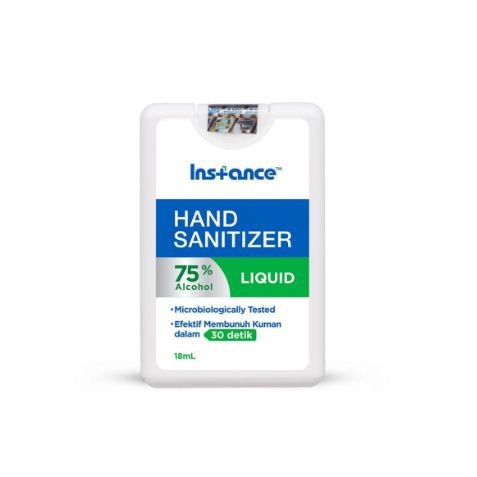 Instance Hand sanitiser pocket spray 18ml TERMURAH