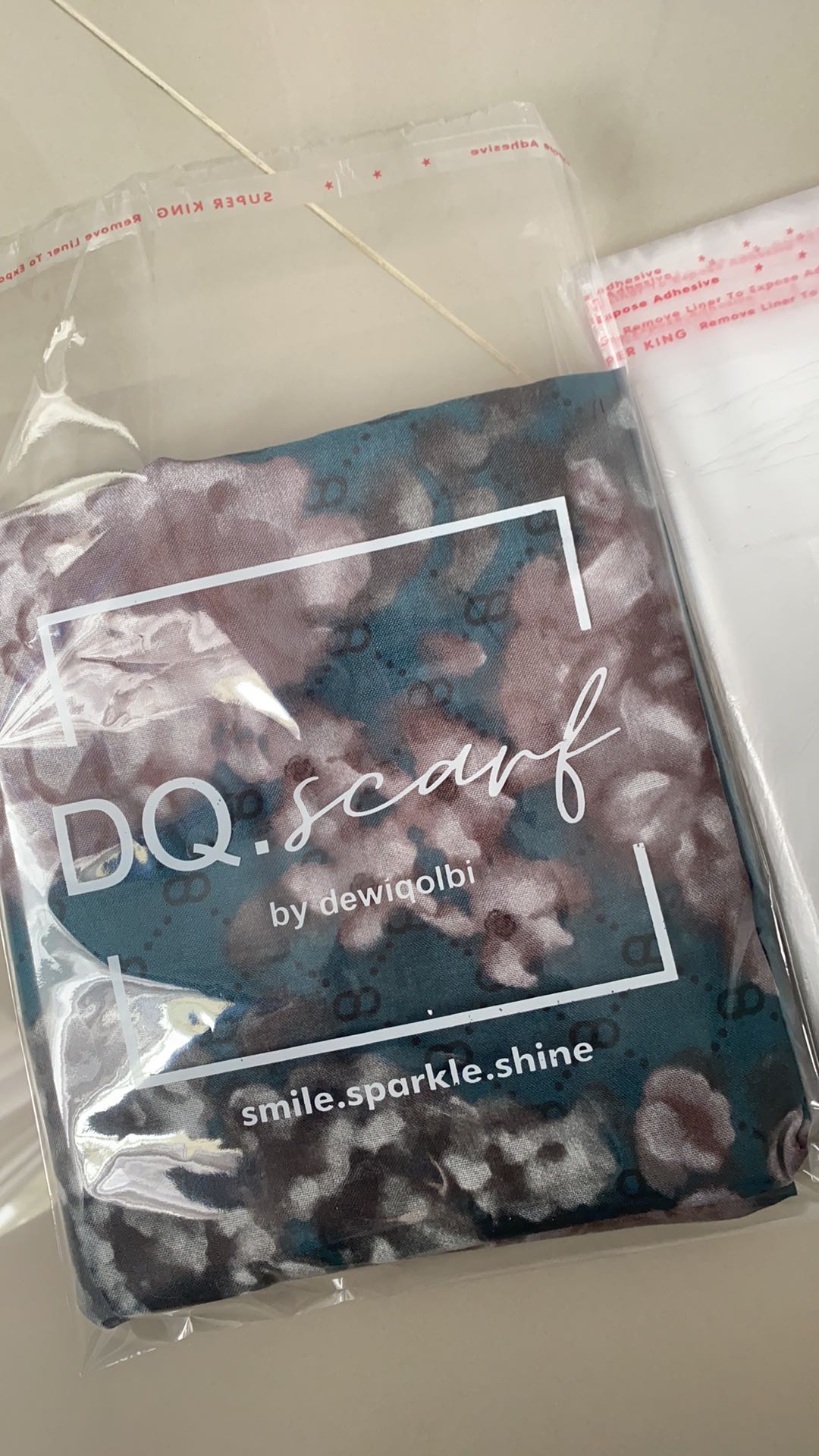 Sablon Plastik Opp Ukuran 20x25 Isi 100 Pcs Cocok Untuk Kemasan Hijab