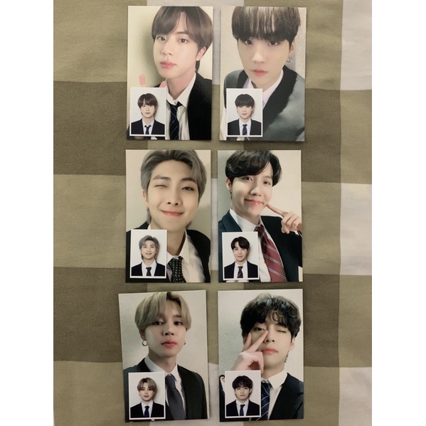 SHARING BTS ARMY MEMBERSHIP KIT 8TH | Photocard + ID Photo [ Member Set ] | JHope Hoseok Jimin V Tae