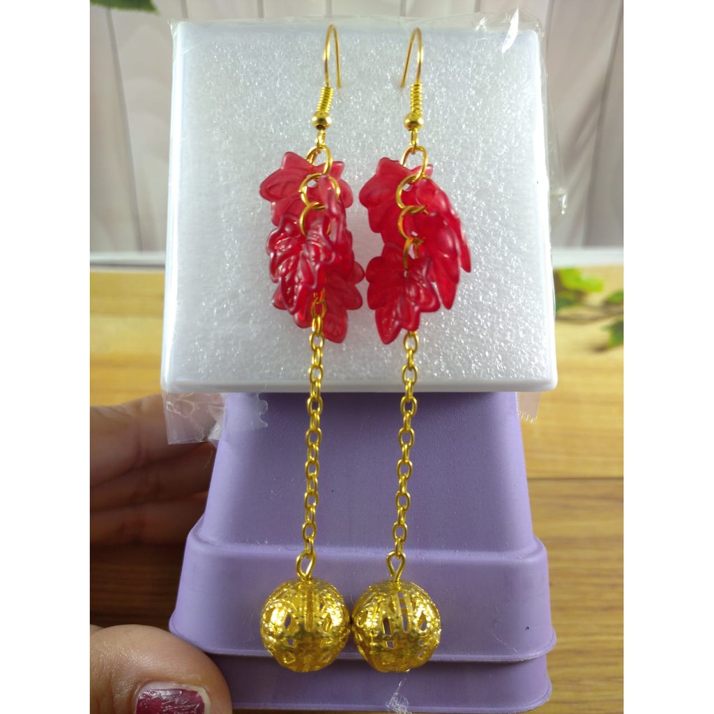 Anting Suplir ,Aplikasi Mutiara / Anting handmade / earring korea