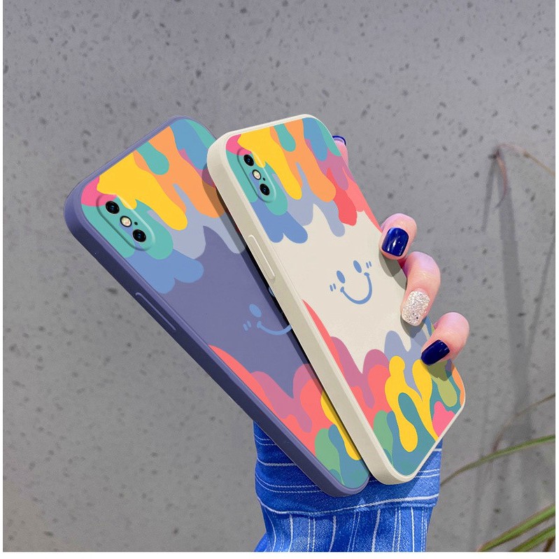 Realme 8i 8 Pro C11 2021 C25S 7Pro 7 7i C15 C12 Realme C17 6i 6 Pro  5i 5 Pro 3Pro C3 C2 XT Liquid Silicone Soft TPU Case