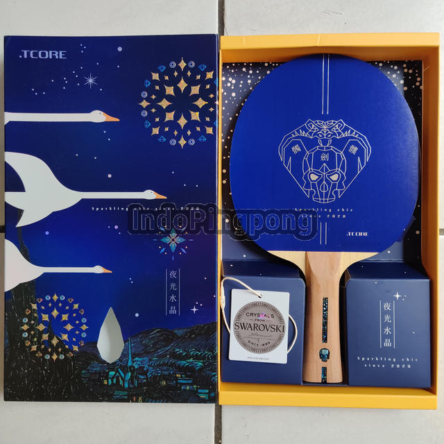 TCore Stardust Skull Blue TMount - OFF Carbon Blade Kayu