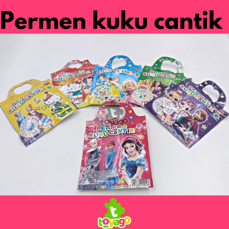 Permen Kuku Cantik Lolypop SATUAN