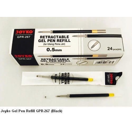 

NEW STOCK REFILL PEN GEL CETEK JOYKO 0,5 MM GPR-267 (TINTA HITAM) FOR Q-GEL