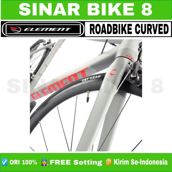 Sepeda Balap Roadbike ELEMENT CURVED 700C Alloy Sensah 20 Speed Balap