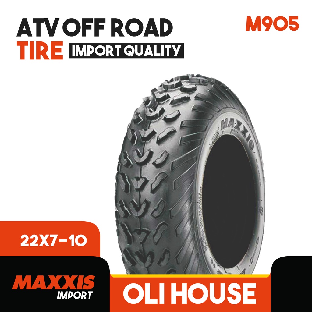 BAN DEPAN MOTOR ATV MAXXIS M905 UKURAN 22X7 RING 10 IMPORT 22X7-10