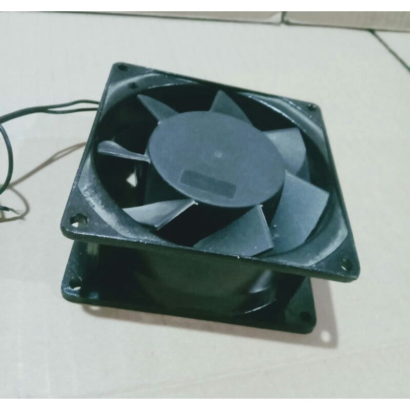 Cooling Fan / RUNDA Fan AC 220V - 0,09a ukuran 9,2cm tebal  3,8cm