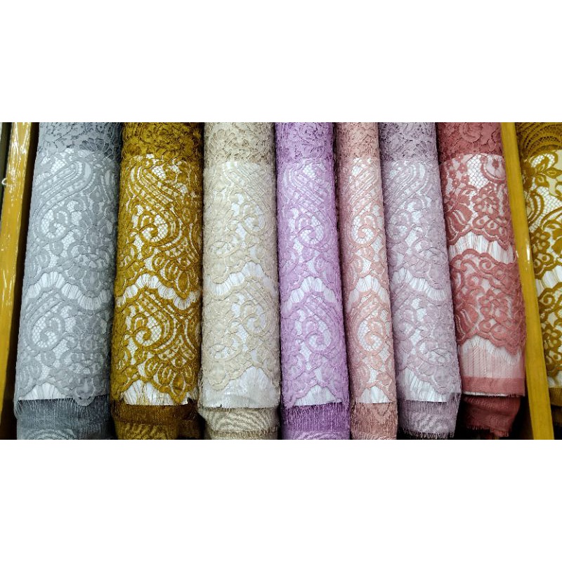 Brukat Semi Francis/brukat panel/Harga per 2.5 mtr