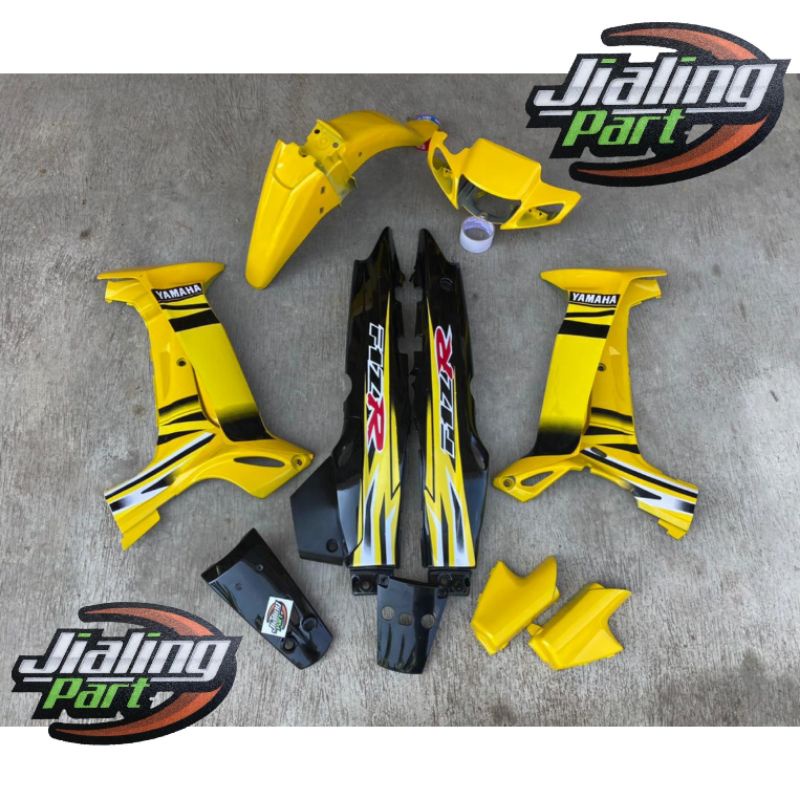 Cover body full halus Yamaha Fiz R full set body Fiz R F1ZR Fizr hitam kuning