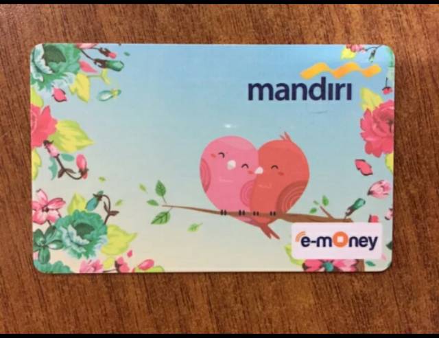 ///KADO VALENTINE/// Mandiri eMoney Flowering Love ORI /Like eTOLL Tapcash Flazz or Brizzi