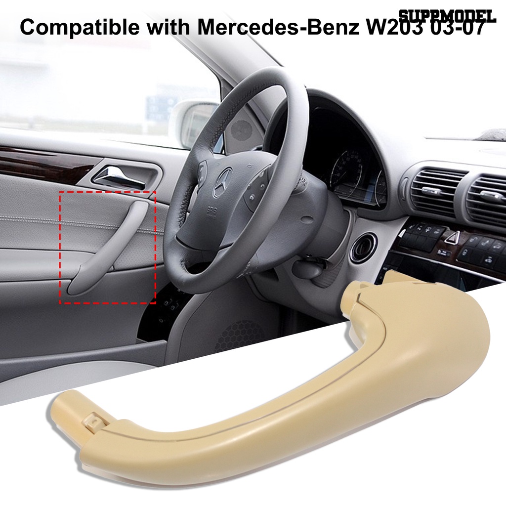 Suppmodel Gagang Pintu Depan Kiri / Kanan Portable Anti Gores 20381016511434 20381015511434 Casing Untuk Mercedes-Benz W203 03-07