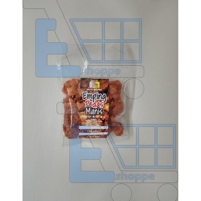 

Emping Pedas Manis " Cap Warung " 40 gram Snack Makanan Ringan