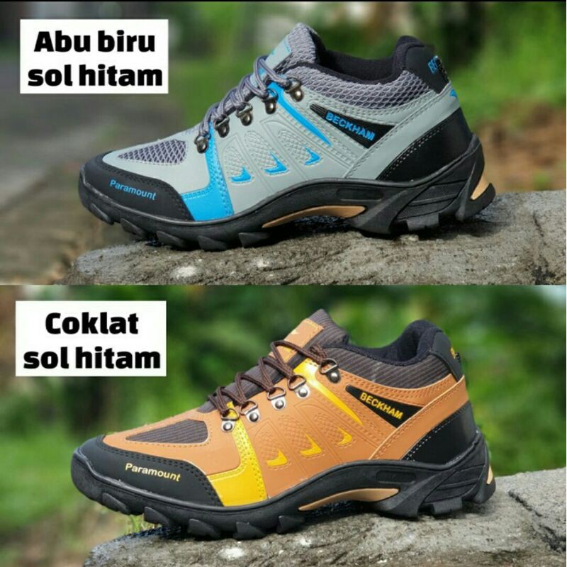 Sepatu Gunung Outdoor Hiking Pria Original Beckham Paramount Low