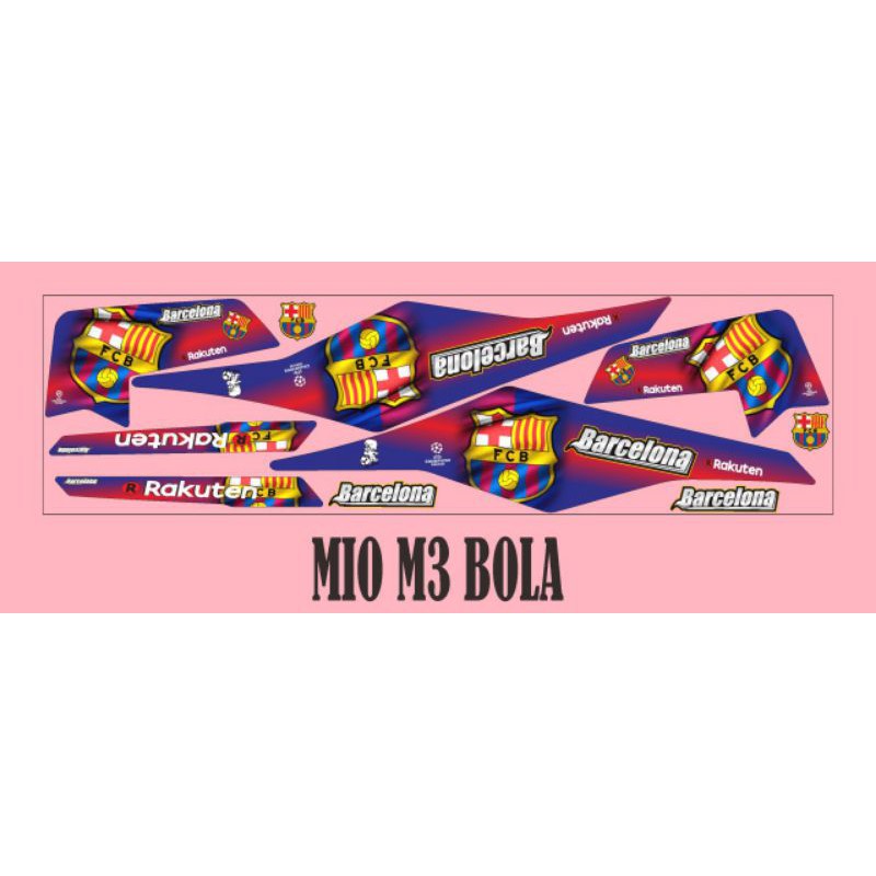 STIKER STRIPING MOTOR MIO M3 BOLA