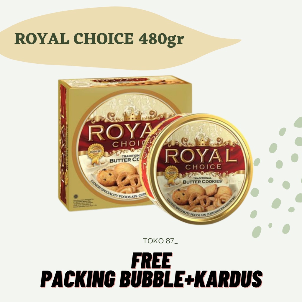 

Royal Choice butter cookies 480gr