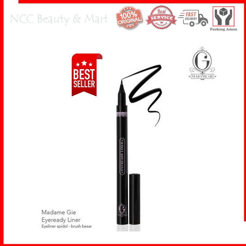 * NCC * Madame Gie Eyeliner Eyeready Liner Spidol Brush Besar