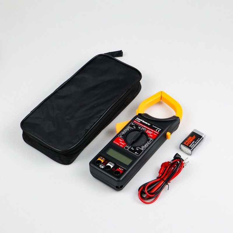 Taffware Digital Clamp Multimeter Tang Ampere - DT266- Black