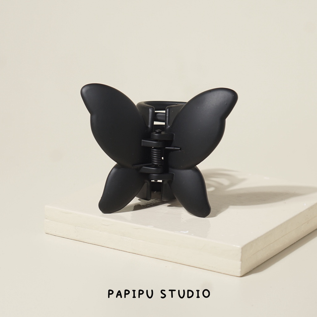 Papipustudio - Jepit rambut korea claw clip Butterfly