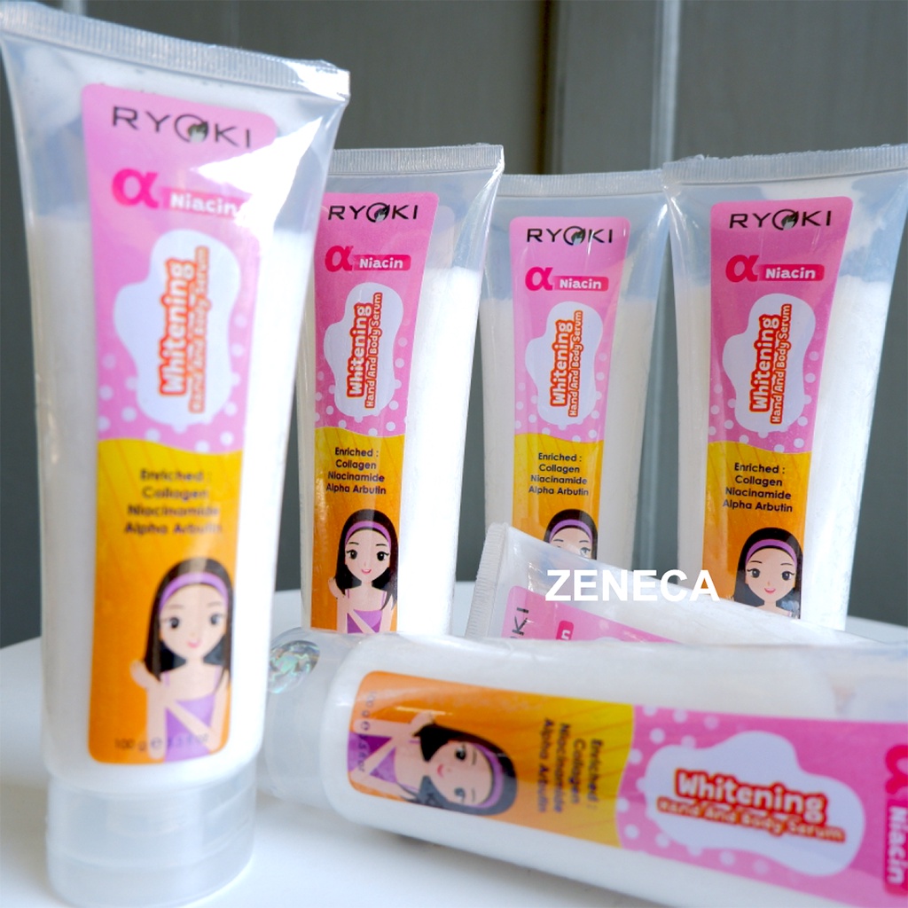 Ryoki Whitening Hand And Body Serum Original BPOM Murah